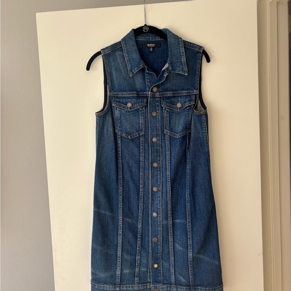 HUDSON Denim Sleeveless Dress